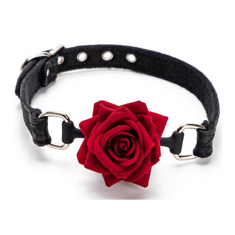 Generique Baillon Boule avec Rose Bud Gag Noir